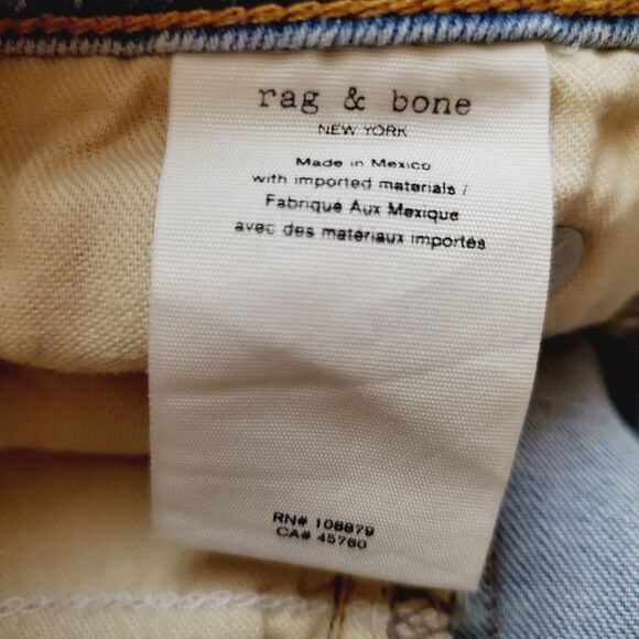 Rag & Bone Cate Mid Rise Ankle Skinny Jeans Size 26 - Picture 8 of 9